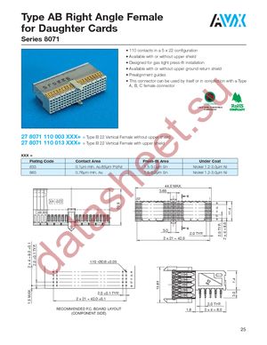 27-8071-110-012-833 datasheet  